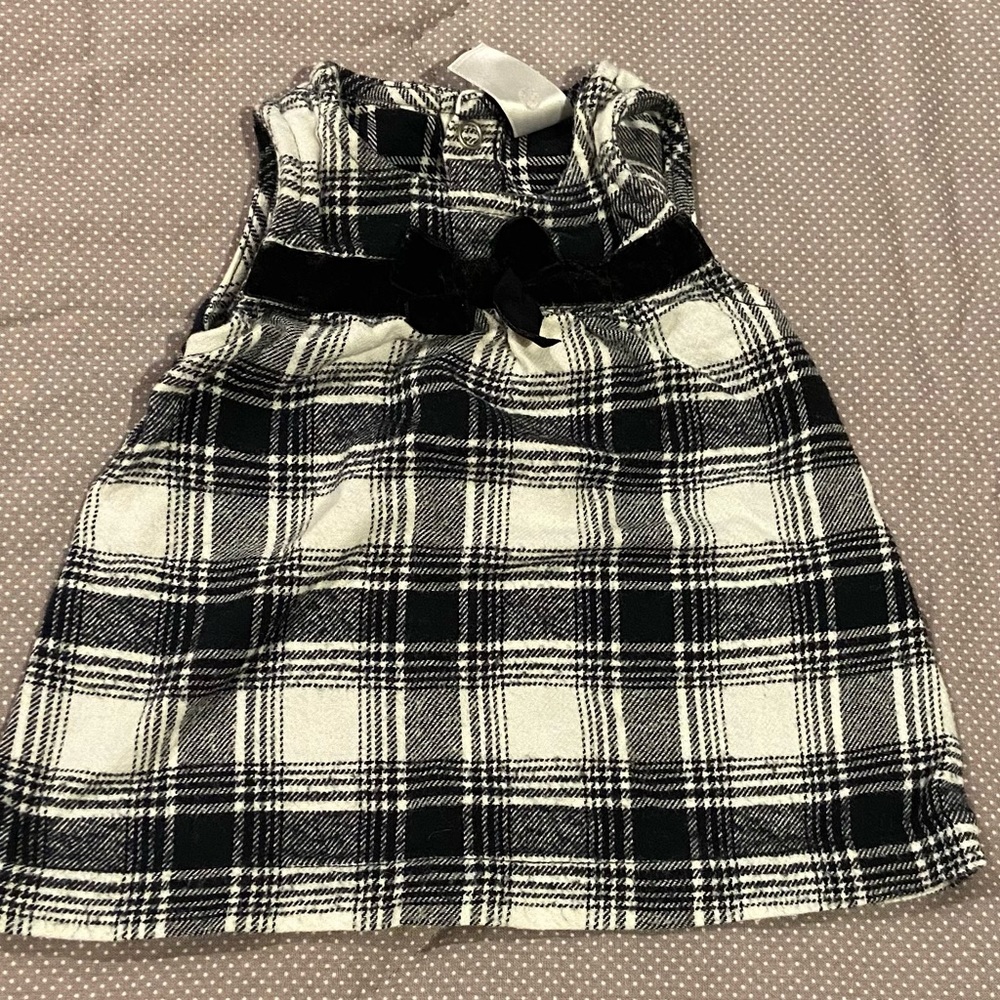 Felt Checkered Dress